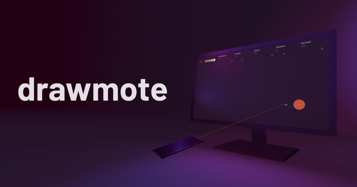 drawmote - draw remotely with your phone